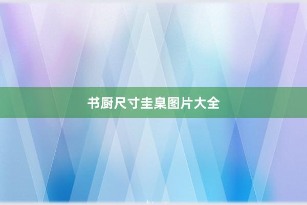 书厨尺寸圭臬图片大全